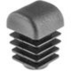 Заглушка пластиковая внутренняя с толстой полусферической шляпкой для труб квадратного сечения 15х15 мм и толщиной стенки трубы 1.0-3.0 мм.