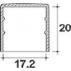 Заглушка пластиковая круглая d17.2 мм, наружная, Серия TXT, полупрозрачная