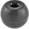 Заглушка наружная пластиковая в форме шара диаметром 40 мм для труб/прутков с внешним диаметром 12 мм