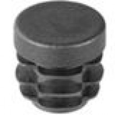 Заглушка пластиковая внутренняя с плоской шляпкой для труб круглого сечения с внешним диаметром 20 мм и стенкой 0.5-2.0 мм.