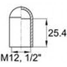 Термостойкая наружная заглушка для труб/прутков диаметром 11.9 мм.