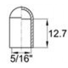 Термостойкая наружная заглушка для труб-прутков диаметром 7.1 мм или под резьбу UNF 5-16